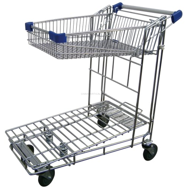 Plataforma Encaixável de Malha ND com Cesta Zincada 380Kg