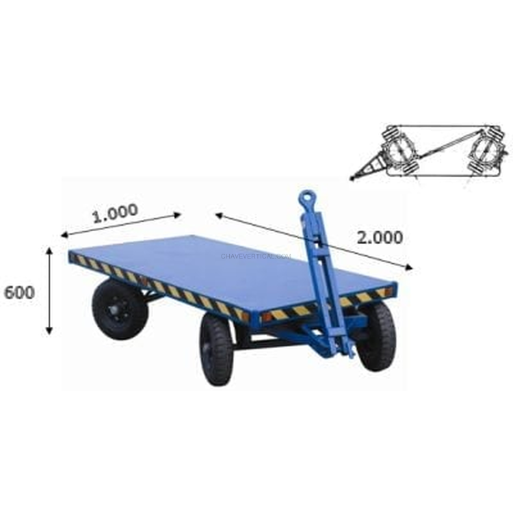 REBOQUE SIMPLES 2.000 KG ND
