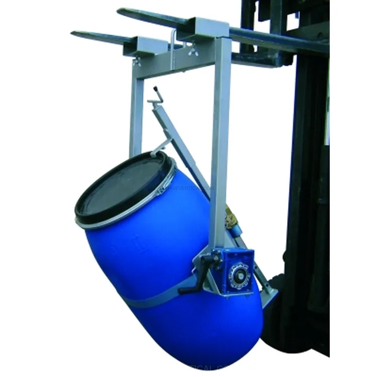 Suporte Virador de Bidões para Grua e Empilhador ND 300kg 360°