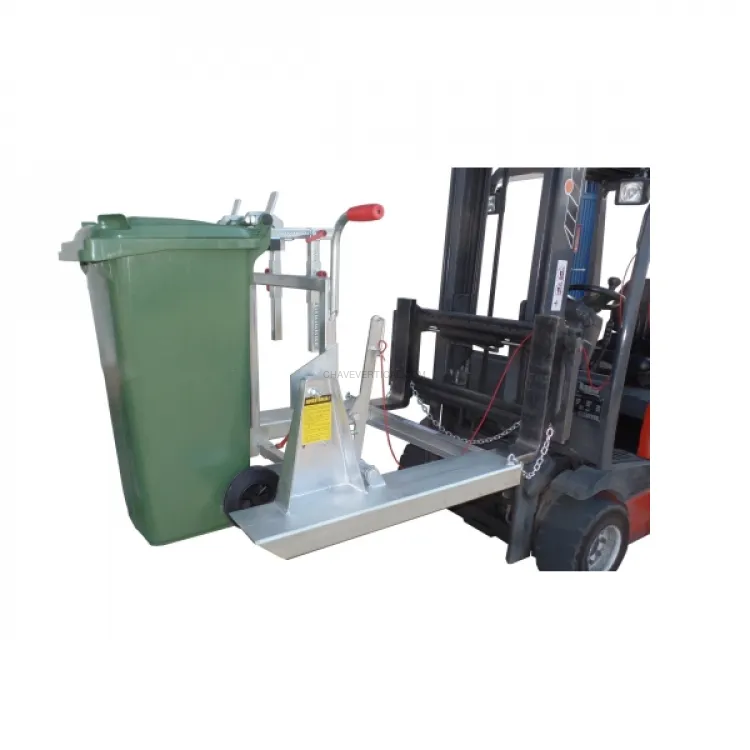 Suporte Virador de Caixotes de Lixo ND 250kg 120-240L Manual Suporte Virador de Caixotes de Lixo ND 250kg 120-240L Manual