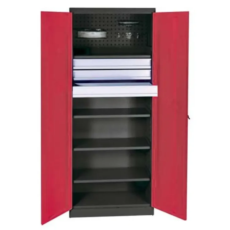 Armário Modular METALWORKS DEC7838-3 4 Prateleiras 3 Gavetas Aço Armário Modular METALWORKS DEC7838-3 4 Prateleiras 3 Gavetas Aço