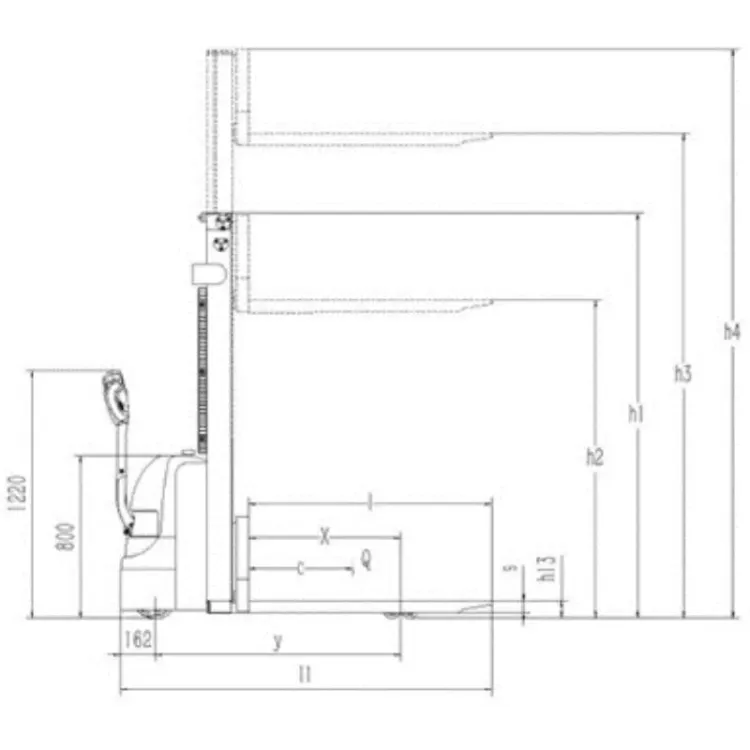 EMPILHADOR ELECTRICO CLJ HU LIFT