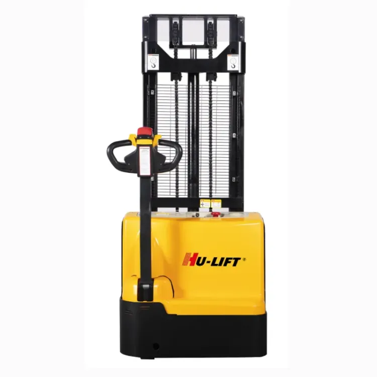 Empilhador stacker elétrico HU-LIFT 1500kg 3500mm