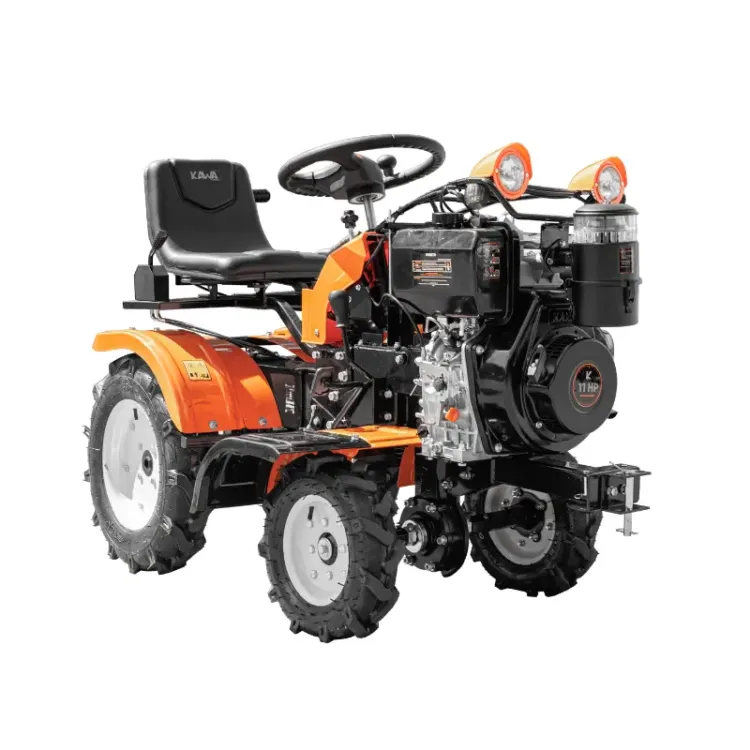 Mini-Trator Cultivador a Diesel KWP R001 IGXZ7.2-105 11HP Arranque Elétrico Mini-Trator Cultivador a Diesel KWP R001 IGXZ7.2-105 11HP Arranque Elétrico