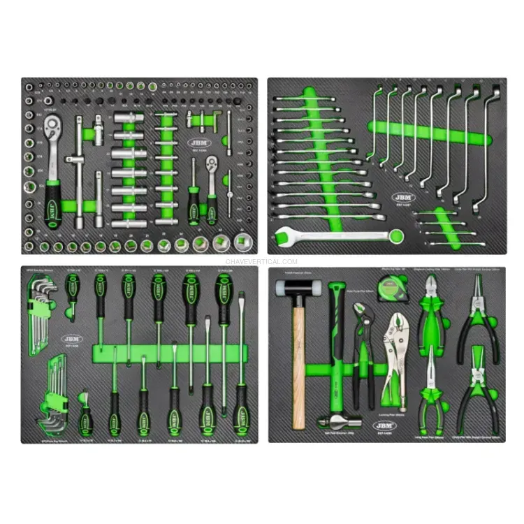 Conjunto de Móveis Modulares para Oficina JBM 18 Peças com Ferramentas