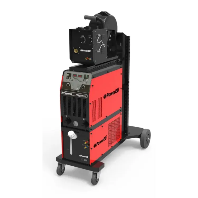 Máquina de Soldar Semi-Automática Inverter Sinérgica Pulsada POWERED PMIG500S 500A 380V