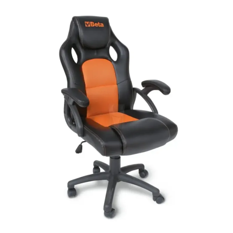 Cadeira Ergonómica de Escritório Preto/Laranja BETA 9563G 120kg