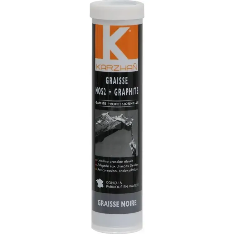 GRAXA NEGRA MOS2 + GRAFITE 400G KARZHAN
