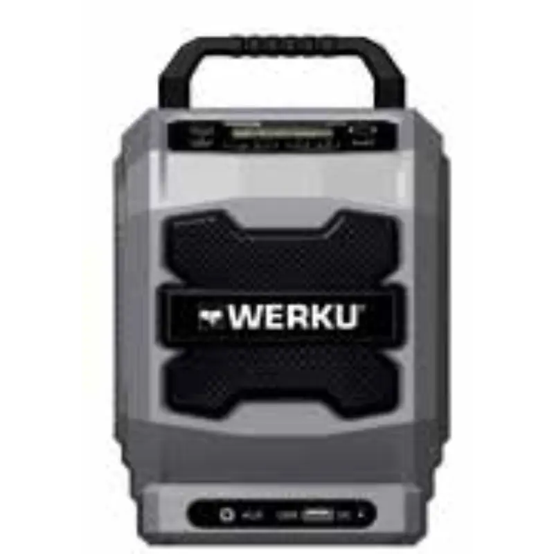Rádio de Trabalho Sem Fios 20V Bluetooth WERKU 403600 3W FM/AM