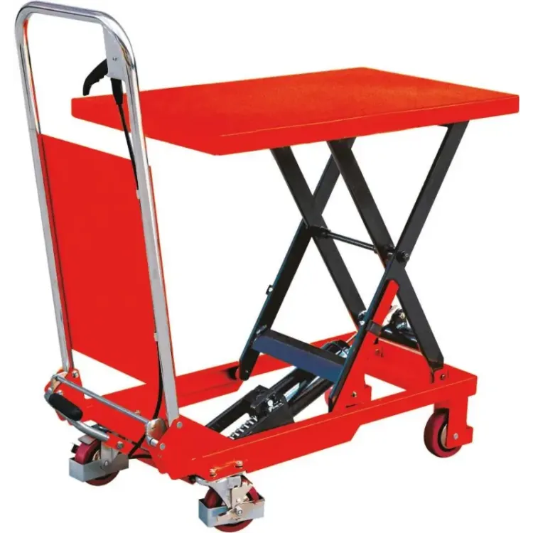 Mesa Elevatória Móvel Simples Tesoura DRAKKAR 150kg 515mm
