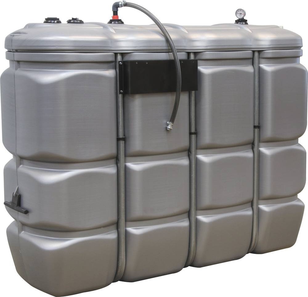 Depósito de Gasóleo PEHD SCHUTZ 2000 L Dupla Parede Pré-equipado