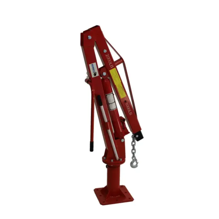 GRUA MÓVEL ROTATIVA P/ VEICULOS CAPAC. 900 KG VKP
