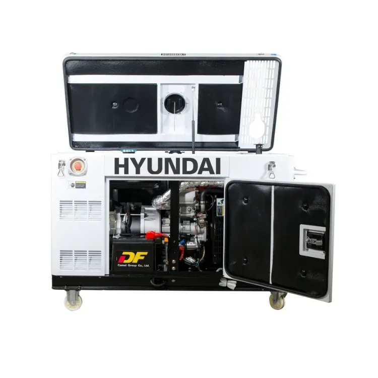 Gerador Trifásico Silencioso Hyundai 12000XSET 12,5 kVA 230V/400V