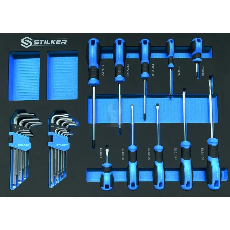 Mobiliário de Oficina 4 Elementos com 147 Ferramentas STILKER