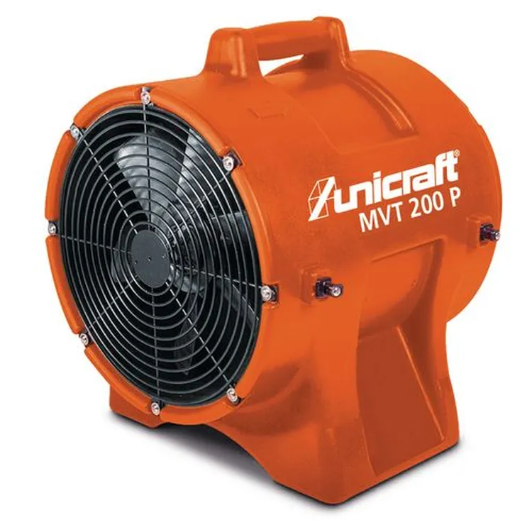 Ventilador Axial Portátil UNICRAFT MVT 200 P 225W 1560m³/h