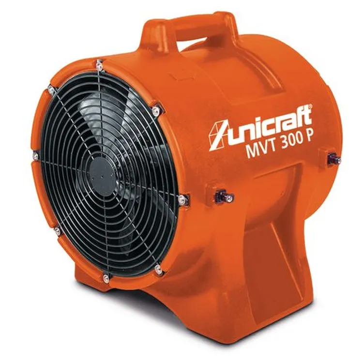 Ventilador Axial Portátil UNICRAFT MVT 300 P 750W 230V com Mangueira 10m