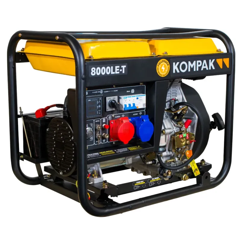 GERADOR DIESEL 8KVA FULL POWER KOMPAK