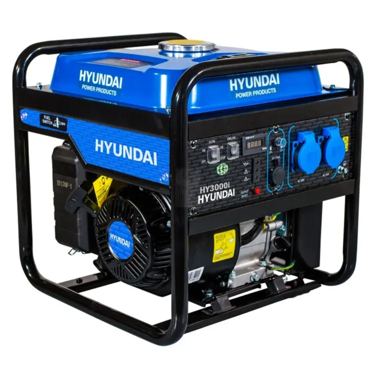Gerador Inverter Hyundai HY3000i 3.3kW 230V Gasolina Gerador Inverter Hyundai HY3000i 3.3kW 230V Gasolina