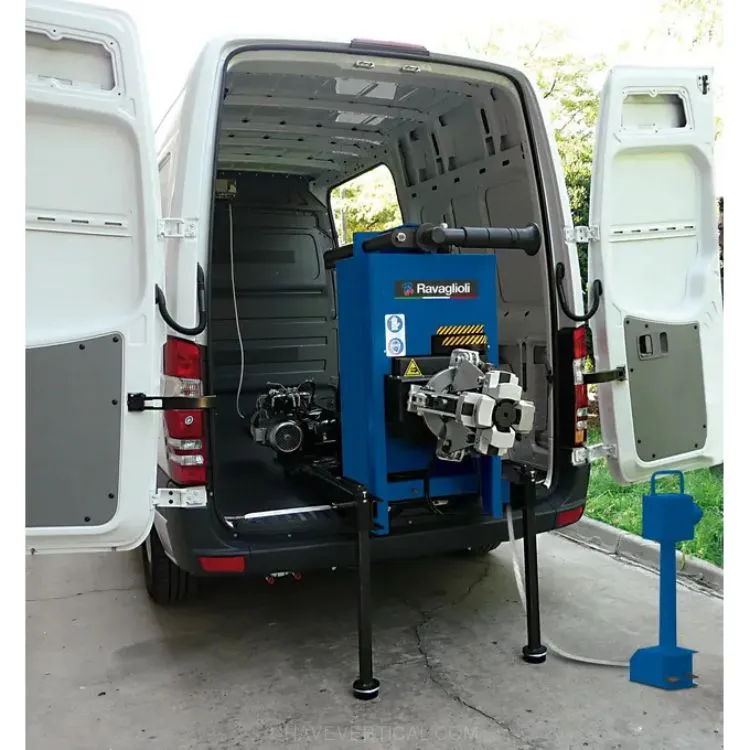 Trocador de pneus eletro-hidráulico móvel RAVAGLIOLI 400V 1300mm 1200kg