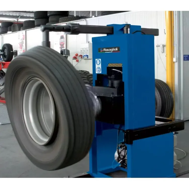 Trocador de pneus eletro-hidráulico móvel RAVAGLIOLI 400V 1300mm 1200kg
