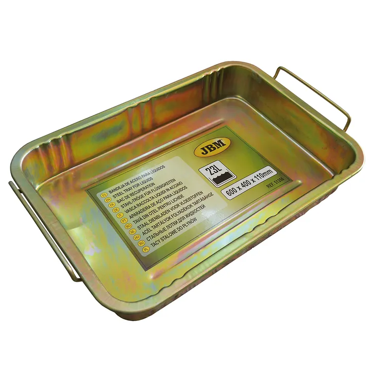 Aparadeira de Aço para Líquidos JBM 23L 600x400x110mm