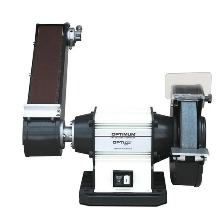 ESMERILADORA COMB. GU20S/400V/3PH REBOLO DE 200 MM CINTA DE LIXA OPTIMUM ESMERILADORA COMB. GU20S/400V/3PH REBOLO DE 200 MM CINTA DE LIXA OPTIMUM
