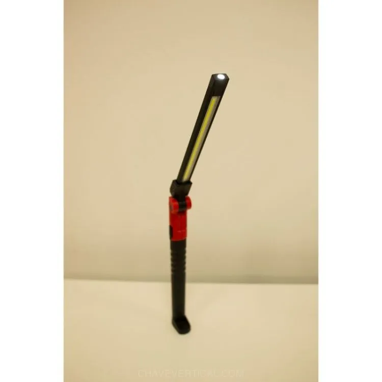 GAMBIARRA SLIM 3-LED ARTICULADA E RECARREGÁVEL KROFTOOLS