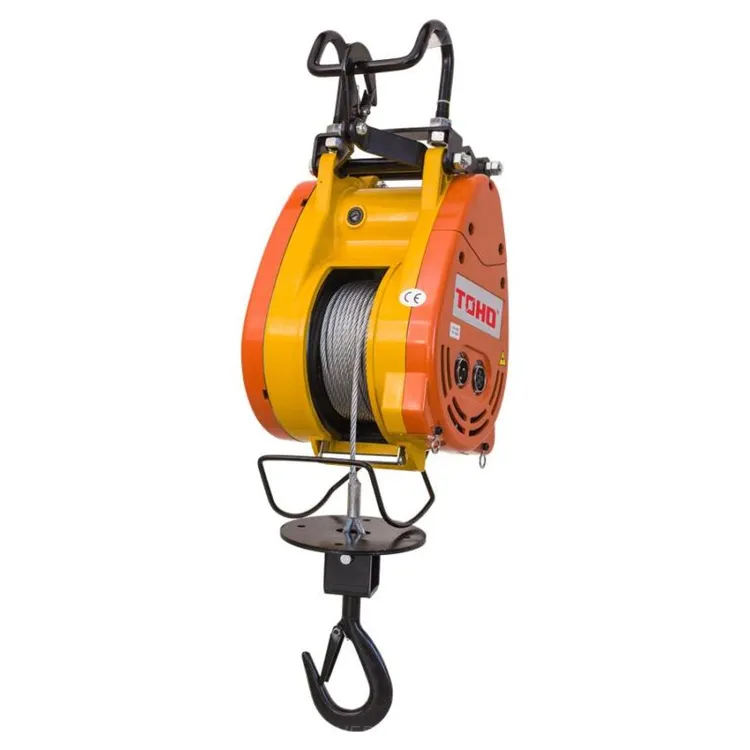 Guincho Elétrico Portátil TOHO 300kg 30m 1.3kW 230V Guincho Elétrico Portátil TOHO 300kg 30m 1.3kW 230V