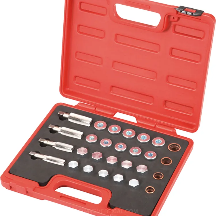 Kit de reparação de rosca do cárter TOOLHUB M13 M15 M17 M20