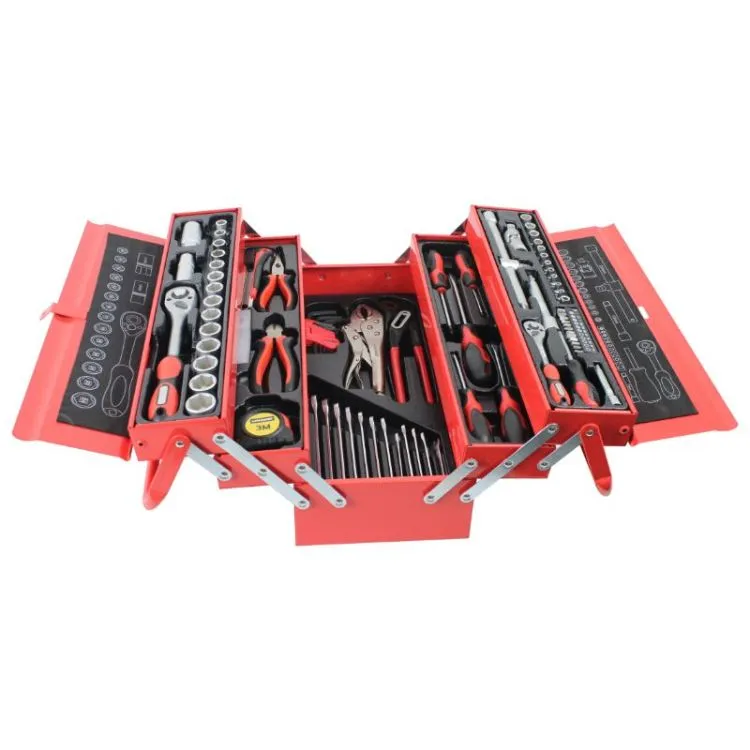 Mala de Ferramenta CRV 93UN Mader 93 Peças 470x200x200mm Mala de Ferramenta CRV 93UN Mader 93 Peças 470x200x200mm