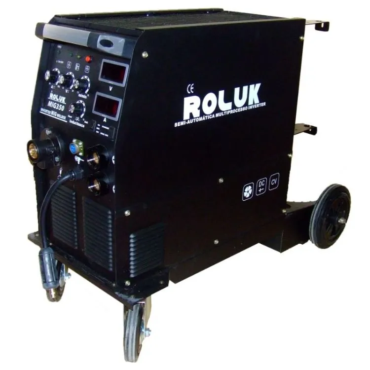 Máquina de Soldar Semi Automática ROLUK MIG350C Trifásica 15Kva