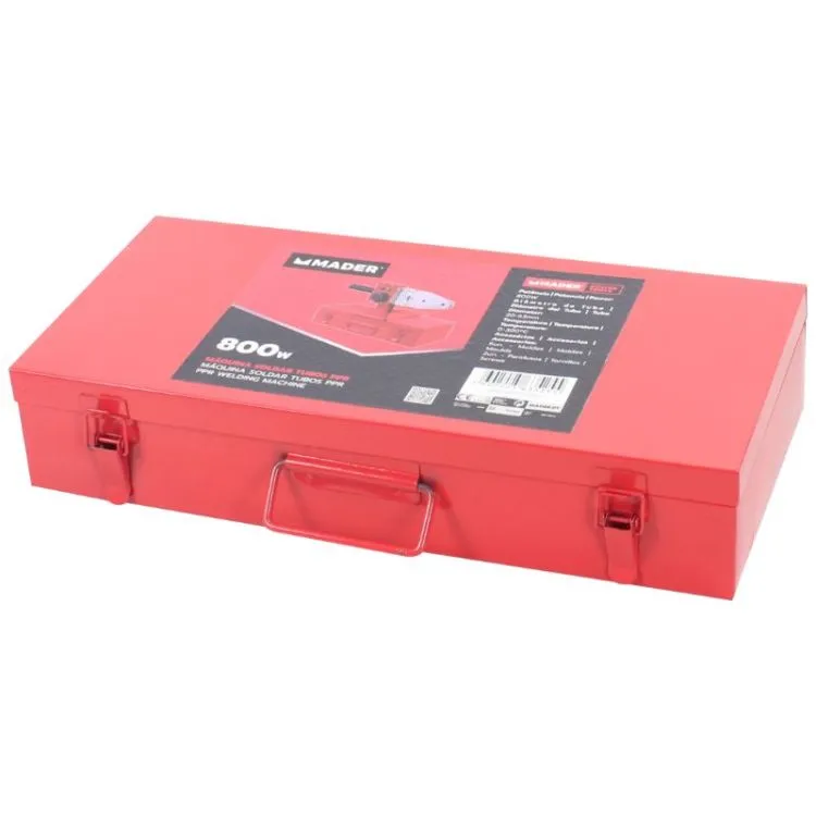 MÁQUINA DE SOLDAR TUBOS PPR 800W MADER