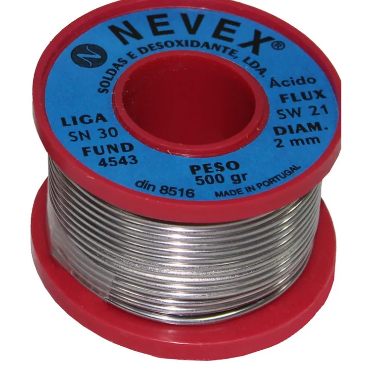 SOLDA ESTANHO - ÁCIDO 500G NEVEX SOLDA ESTANHO - ÁCIDO 500G NEVEX
