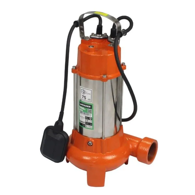 BOMBA SUBMERSÍVEL COM TRITURADOR ÁGUAS SUJAS 1100W MADER BOMBA SUBMERSÍVEL COM TRITURADOR ÁGUAS SUJAS 1100W MADER