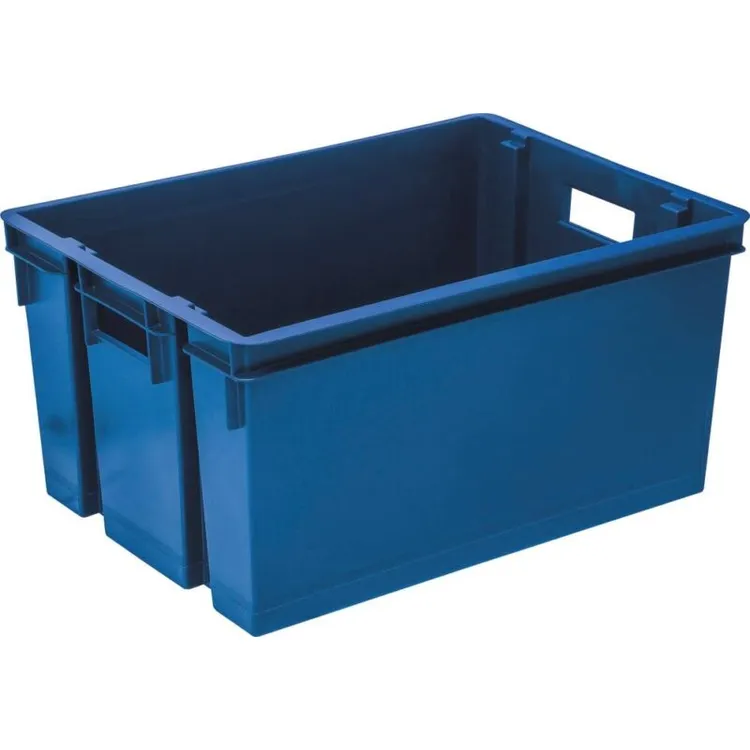 Caixa de Arrumação Azul EDA 50L 560x410x295mm Caixa de Arrumação Azul EDA 50L 560x410x295mm