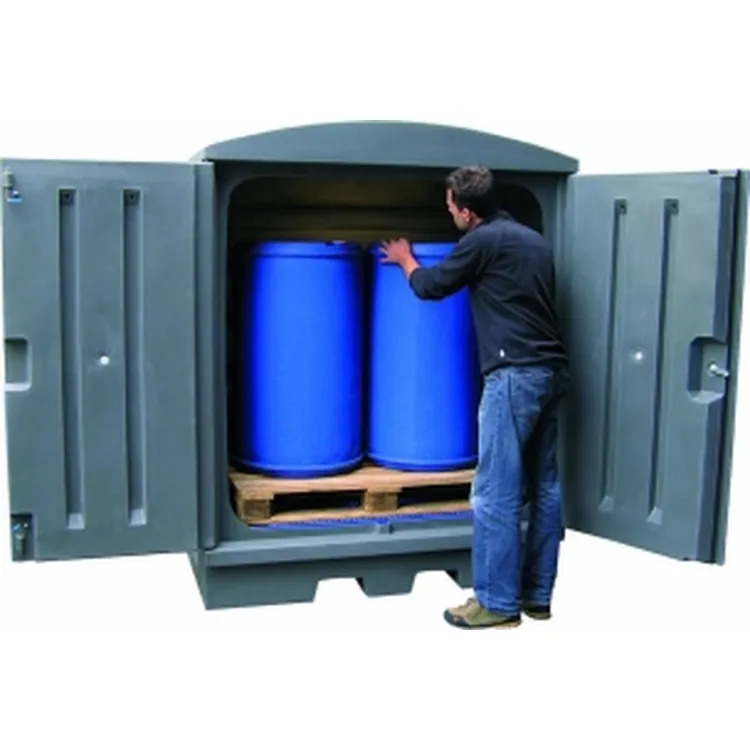 Contentor de Retenção Exterior para 2 Bidões DRAKKAR 600kg 280L PEHD