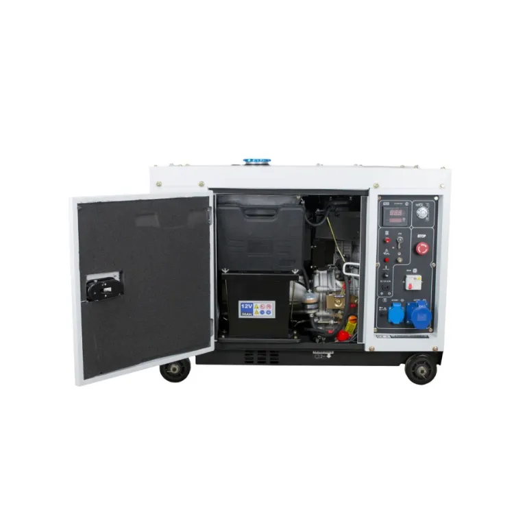 Gerador Elétrico Diesel Insonorizado HYUNDAI DHY8600SE 6.3kW Monofásico