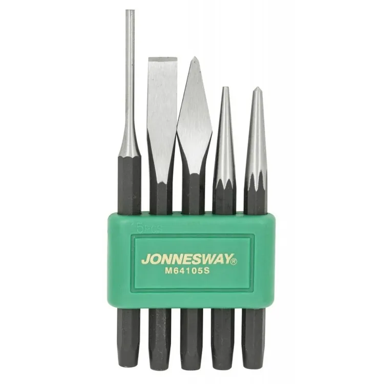 JOGO DE 5 PUNÇÕES E ESCOPROS JONNESWAY