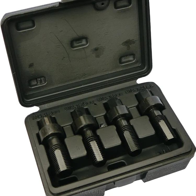 REPARADOR DE ROSCA INTERNA DOS CUBOS 4 PÇS TOOLHUB REPARADOR DE ROSCA INTERNA DOS CUBOS 4 PÇS TOOLHUB