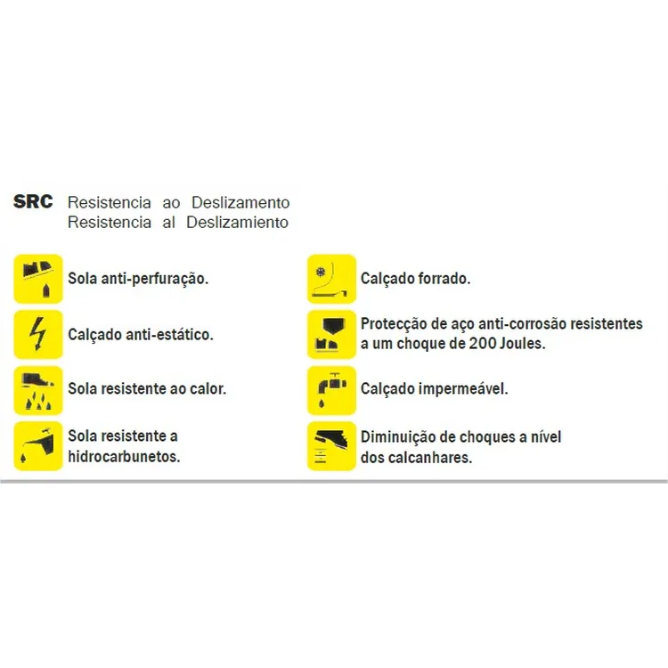 SAPATO EM PELE Nº 40 B+P 3088 KEVLAR MADER