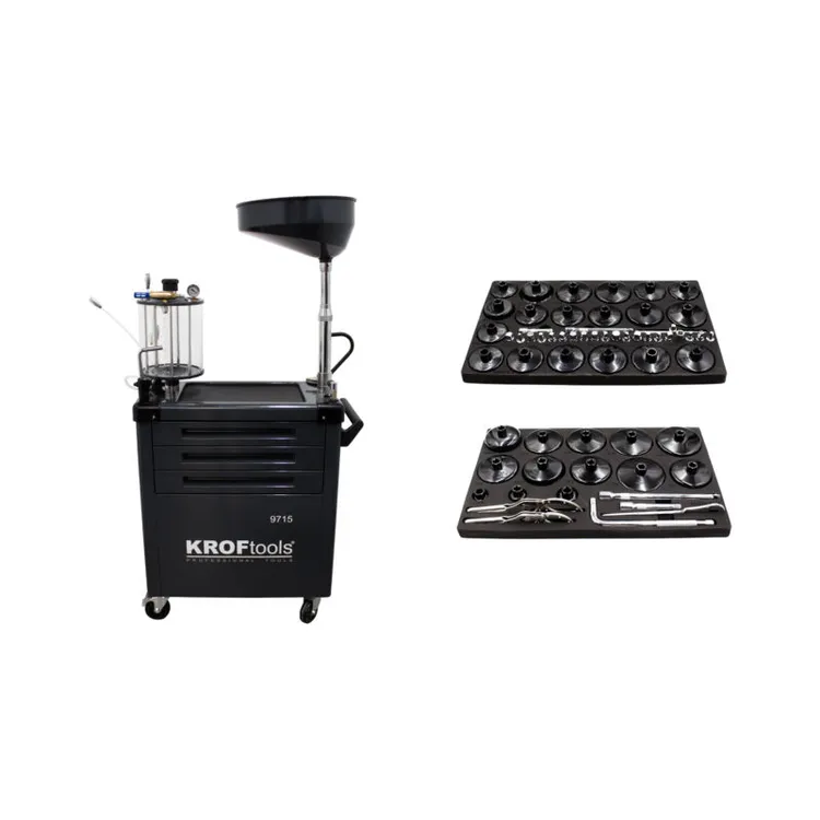 Aspirador de Óleo com Visor e 3 Gavetas Kroftools