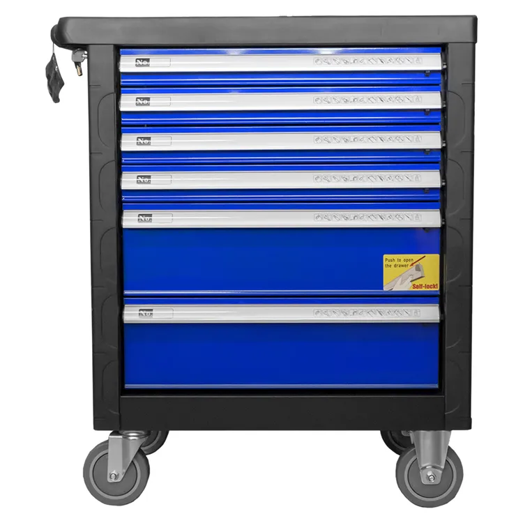 CARRO DE FERRAMENTAS COMPLETO 6 GAVETAS AZUL JBM