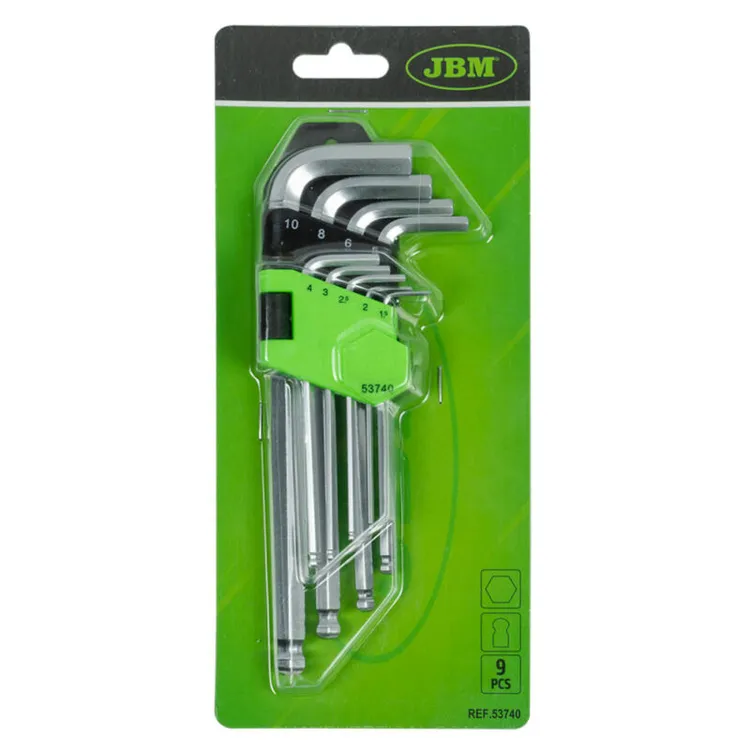 Conjunto de 9 Bocais Hexagonais JBM 1.5-10mm
