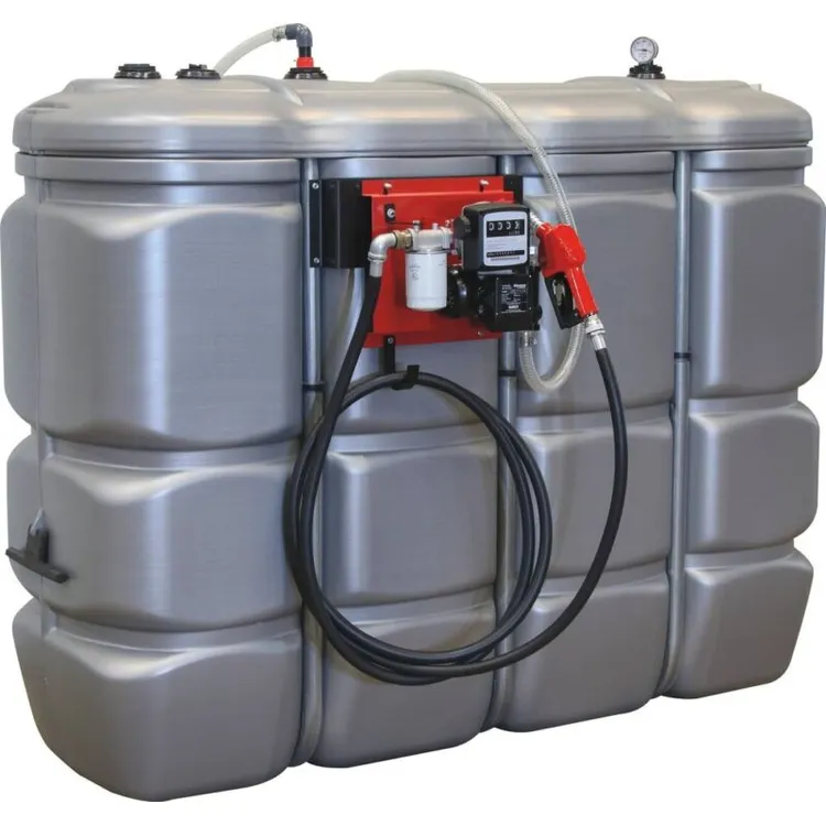 Depósito de Gasóleo PEHD 2000L Dupla Parede DRAKKAR 230V 60 l/min