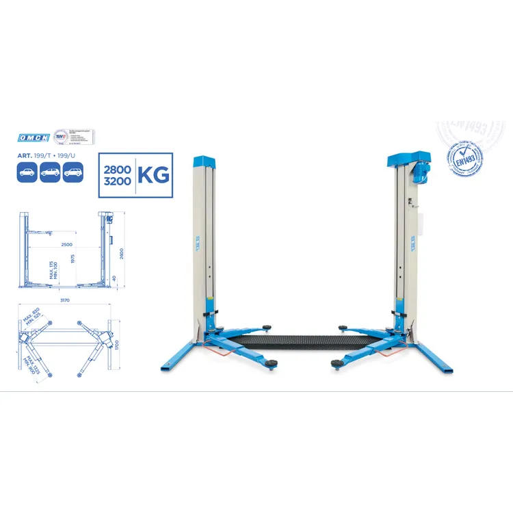 Elevador de 2 Colunas OMCN 3.2T 400V 3.3kW
