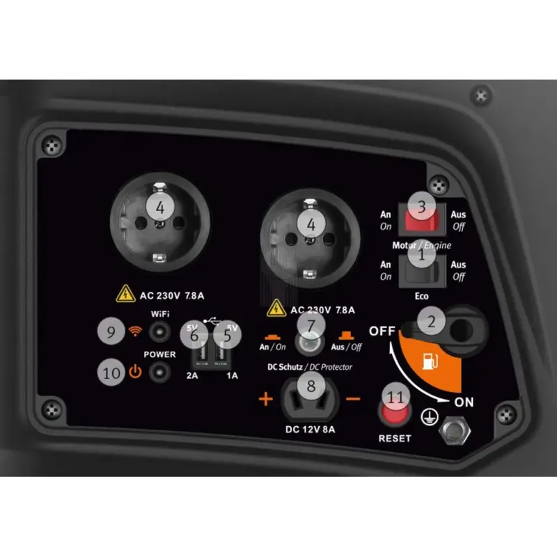 Inversor-Gerador de Energia Unicraft PG-I 21 S 2.1kW 230V