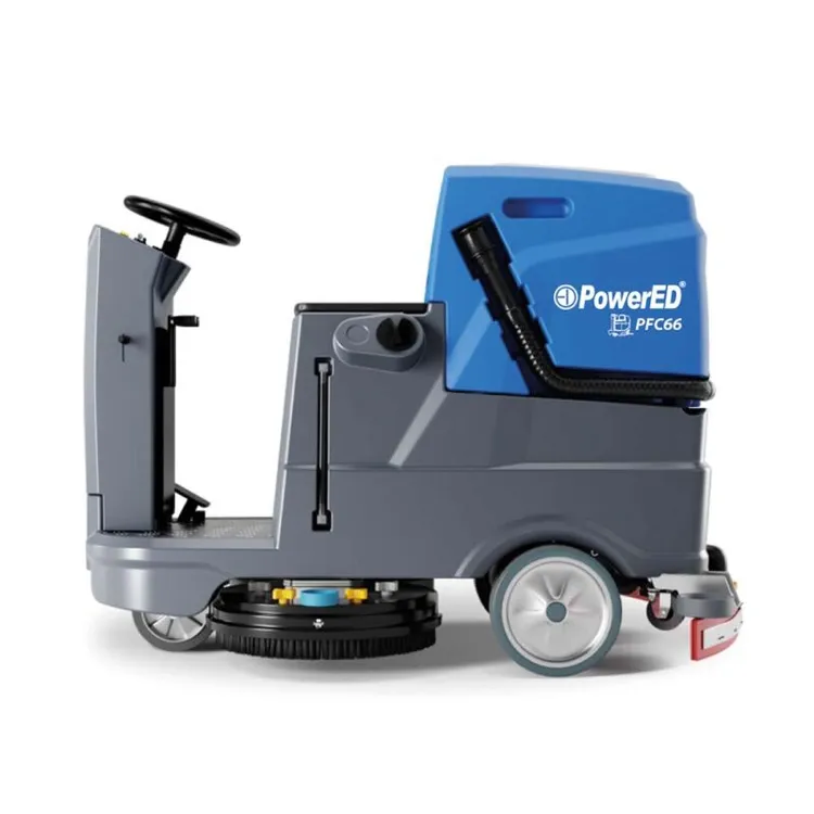 Lavadora de Pavimentos de Condutor Sentado POWERED PFC66 24V 1700W Lavadora de Pavimentos de Condutor Sentado POWERED PFC66 24V 1700W