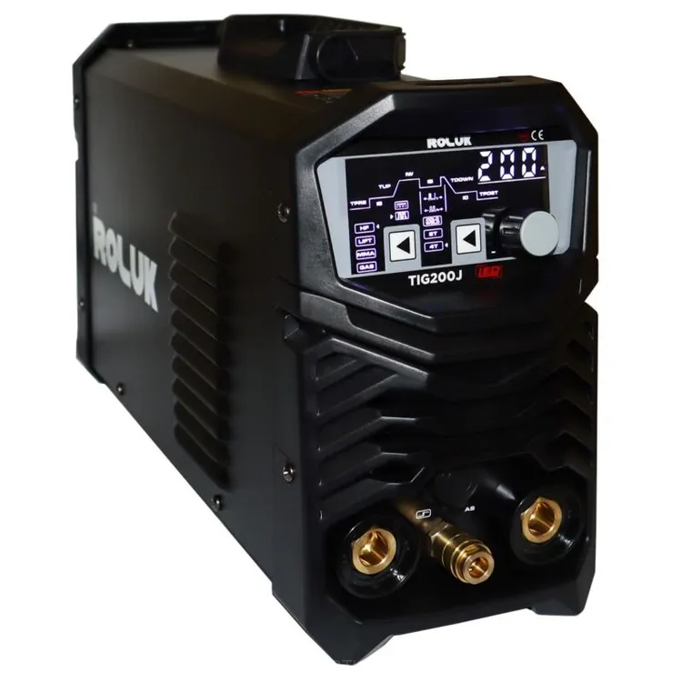 Máquina de Soldar Inverter ROLUK TIG200J 230V 10-200A TIG MMA