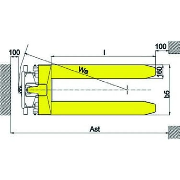 PORTA PALETES COM ELEVAÇÃO DE TESOURA PPT1000HL POWERED
