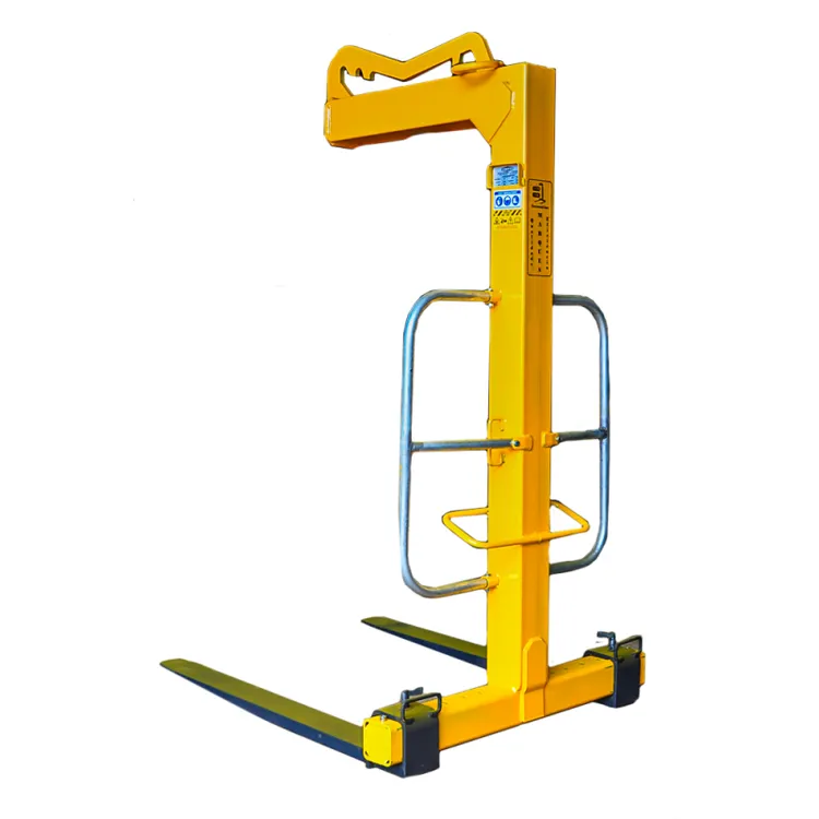 Porta-paletes para grua ASM PPR-20 2000kg 1000mm Garfos Ajustáveis